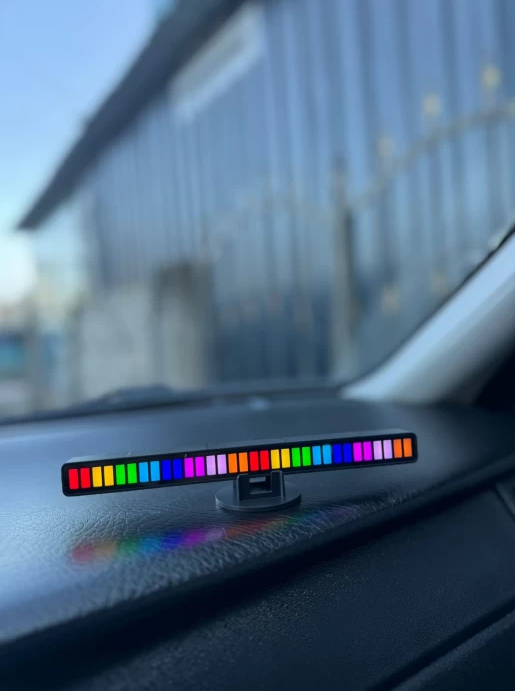 Modlu Standlı Rgb Ekolayzer Led Çubuk – Müziğe Duyarlı Ve Ritim Animasyonlu